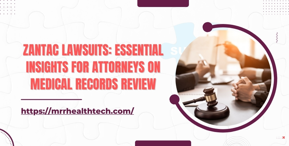 Zantac Lawsuits Essential Insights for Attorneys on Medical Records Review