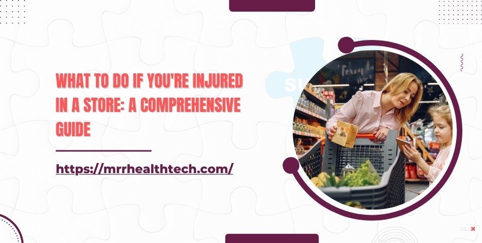 What to Do If You're Injured in a Store A Comprehensive Guide