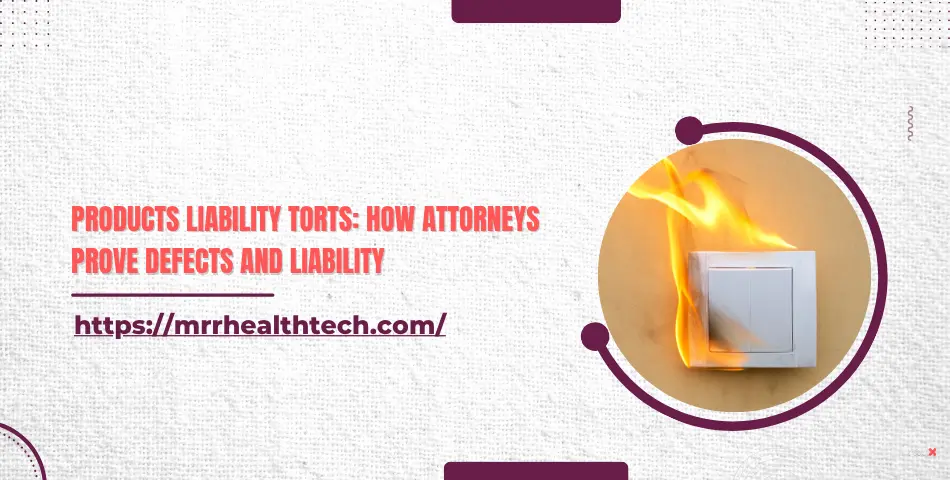 Products Liability Torts: How Attorneys Prove Defects and Liability